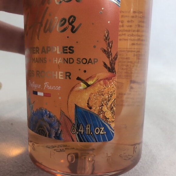 Yves Rocher Winter Apples Hand Soap Pommes d'Hiver 190ml Wash NEW Pump Bottle - Picture 3 of 12